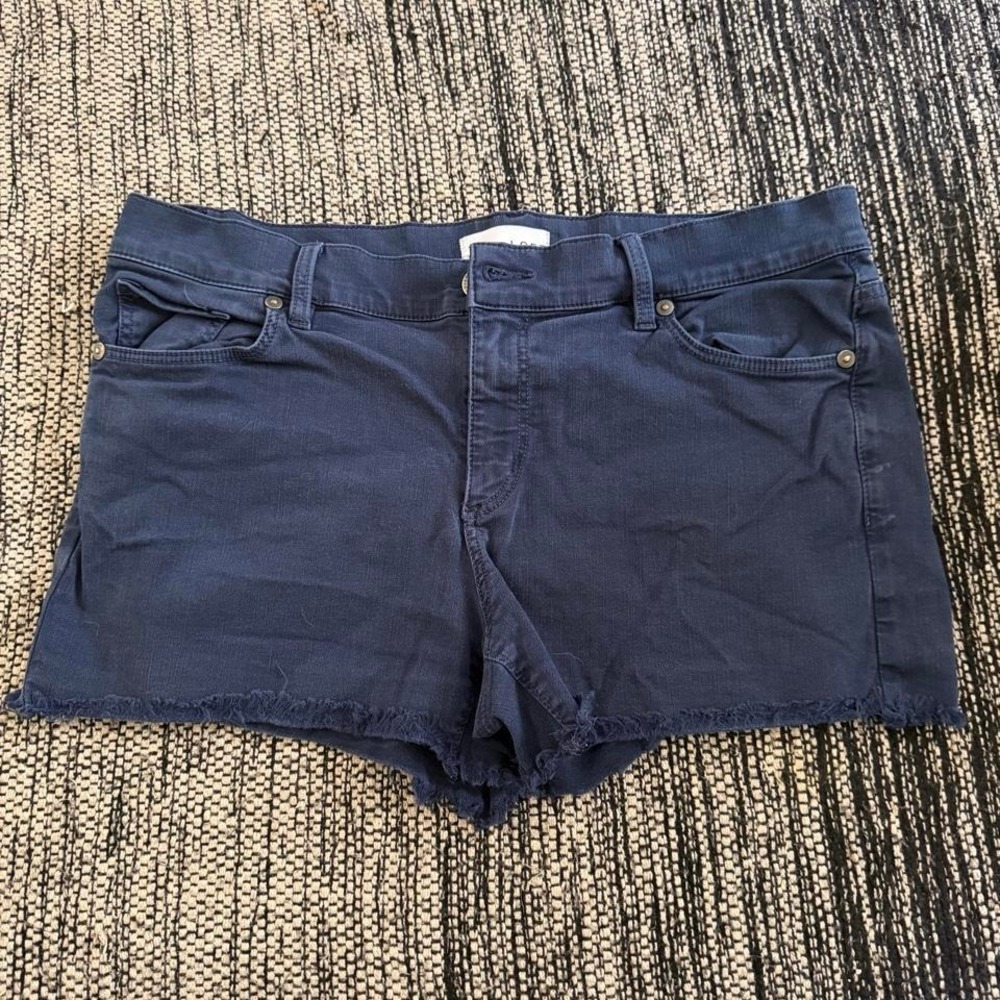 Navy blue denim shorts from LOFT size 8
